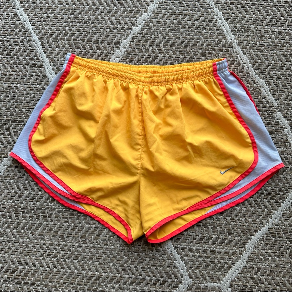 Nike Dri-FIT Shorts (Large, Orange/Pink)